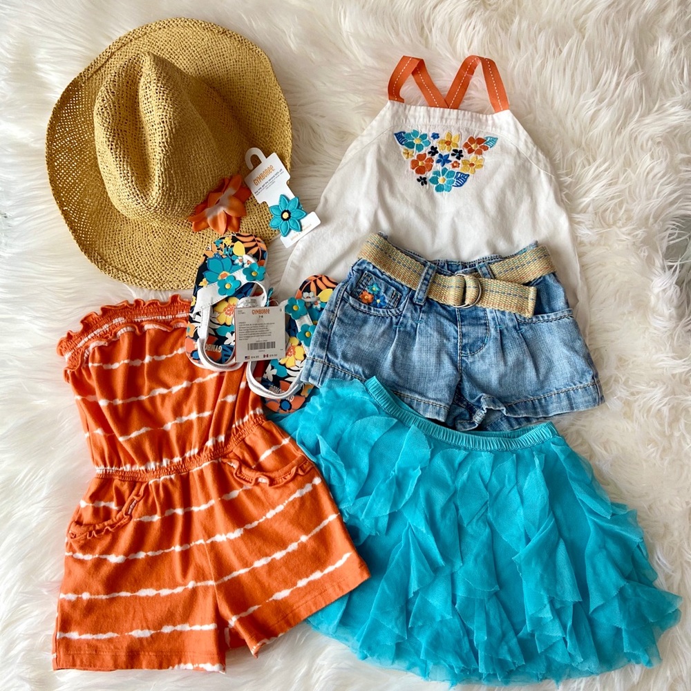 Gymboree “Tropical Bloom” 7 Piece Set 2T